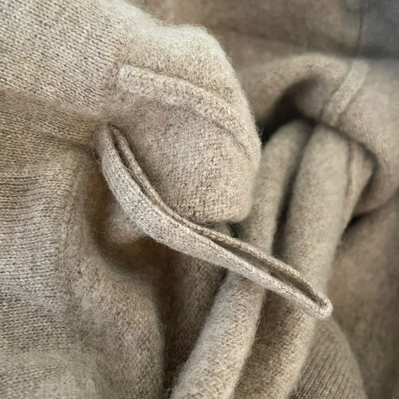 Neiman Marcus Cashmere Collection Lounge Pants in Beige Tan Color L - Picture 4 of 6